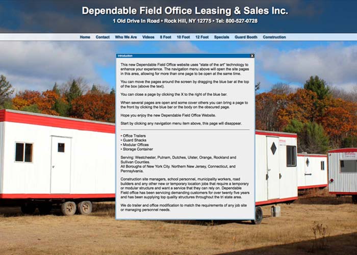 Dependable Field Office Leasing & Sales